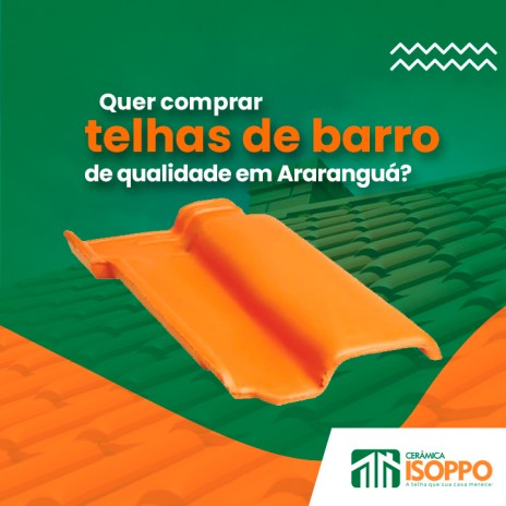 Quer comprar telhas de barro de qualidade em Araranguá?