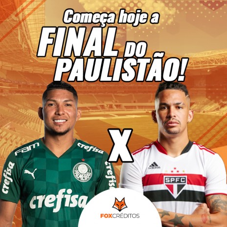 Começa hoje a final do Paulistão entre Palmeiras e São Paulo