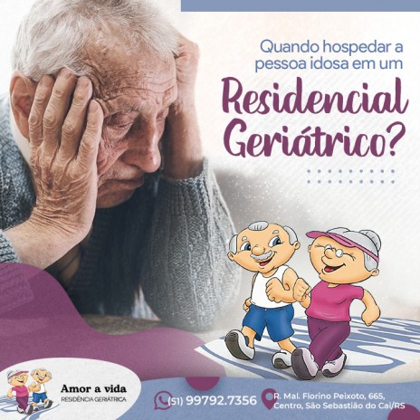 Quando hospedar a pessoa idosa em um Residencial Geriátrico?