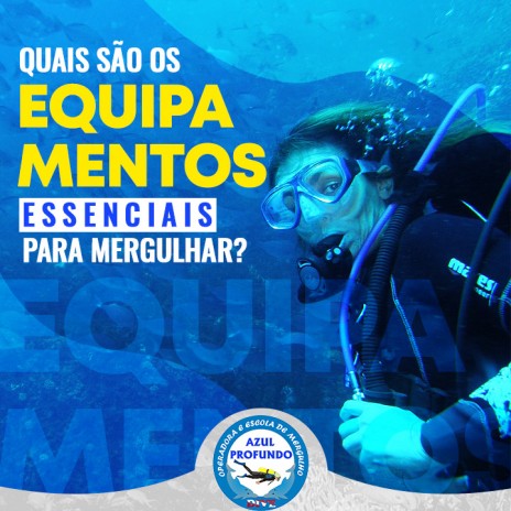 Quais são os equipamentos essenciais para mergulhar?