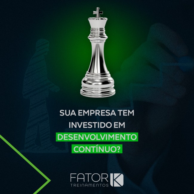 Sua empresa tem investido em desenvolvimento contínuo?