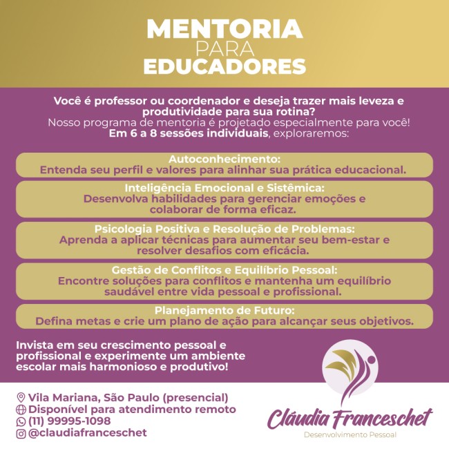 Mentoria para Professores