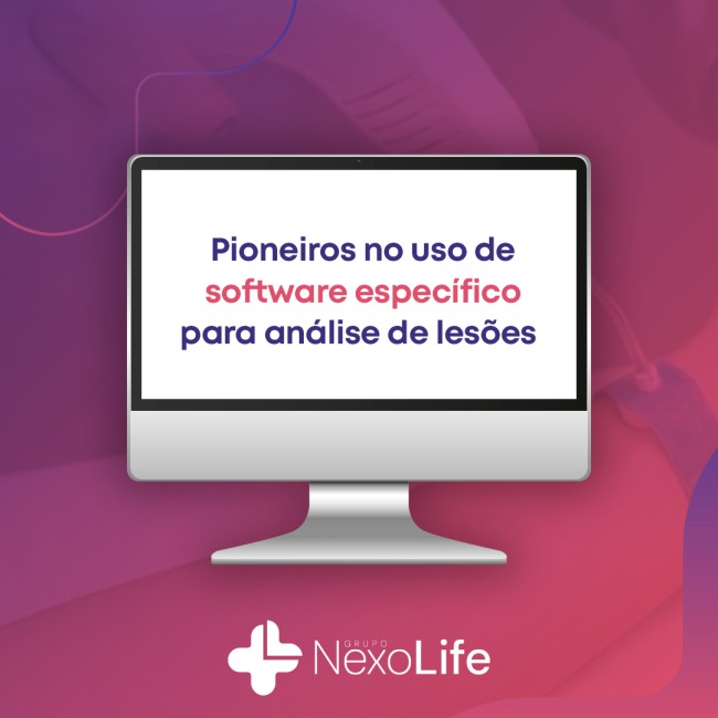 Pioneiros no uso de software específico para análise de lesões