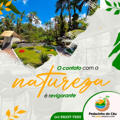 O contato com a natureza é revigorante