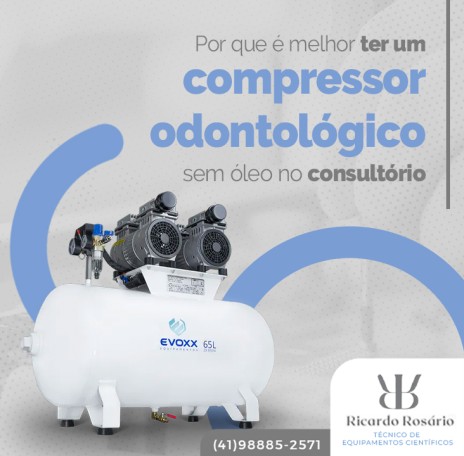 Por que é melhor ter um compressor odontológico sem óleo no consultório