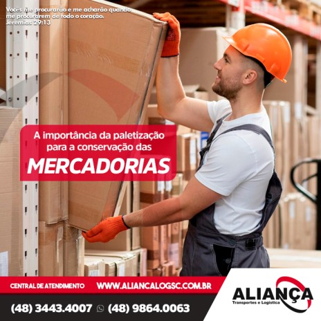 A importância da paletização para a conservação das mercadorias