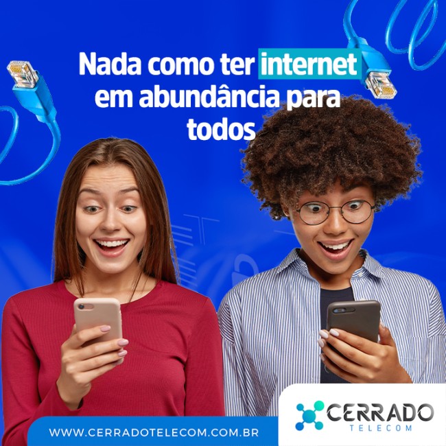 Nada como ter internet em abundância para todos