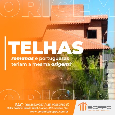 Telhas romanas e portuguesas teriam a mesma origem?