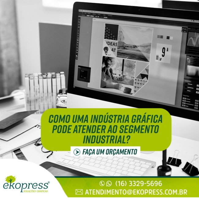 Como uma indústria gráfica pode atender ao segmento industrial?