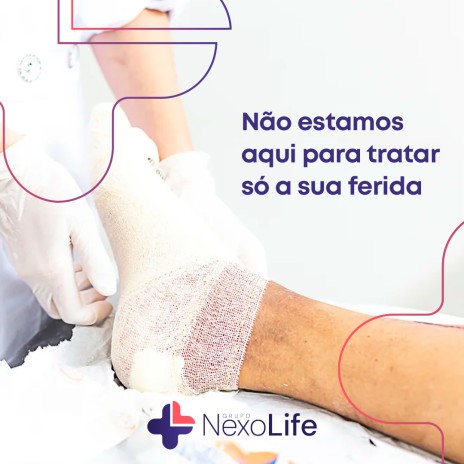 Não estamos aqui para tratar só a sua ferida