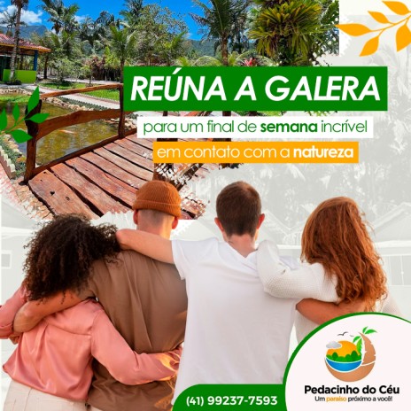 Reúna a galera para um final de semana incrível em contato com a natureza