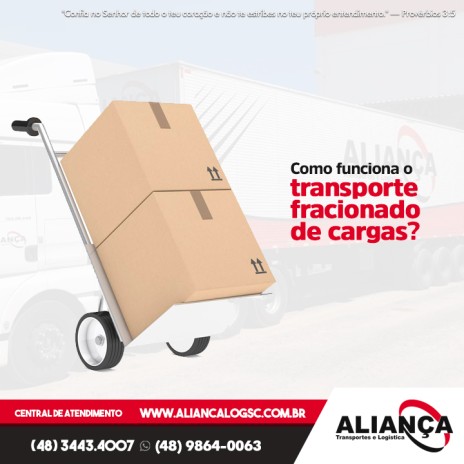 Como funciona o transporte fracionado de cargas?