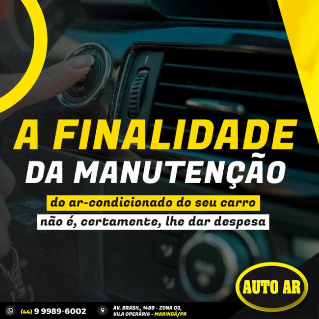 A finalidade da manutenção do ar-condicionado do seu carro não é, certamente, lhe dar despesa