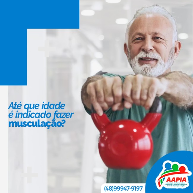 Até que idade é indicado fazer musculação?