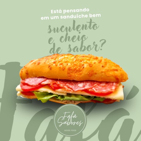 Está pensando em um sanduíche bem suculento e cheio de sabor?