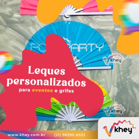 Leques personalizados para eventos e grifes