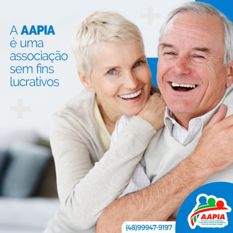 A AAPIA é uma associação sem fins lucrativos