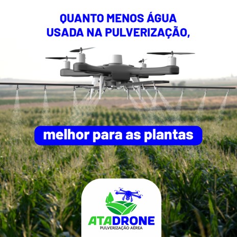 Quanto menos água usada na pulverização, melhor para as plantas