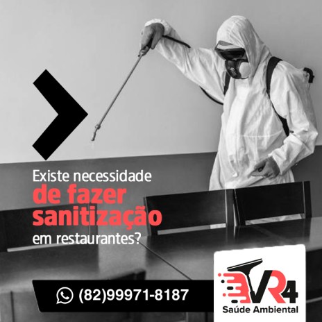 Existe necessidade de fazer sanitização em restaurantes?