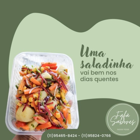 Uma saladinha vai bem nos dias quentes
