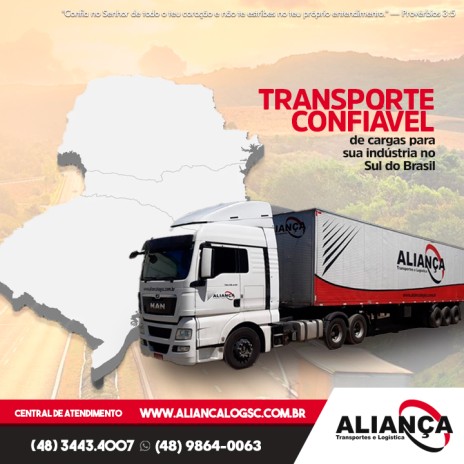 Transporte confiável de cargas para sua indústria no Sul do Brasil