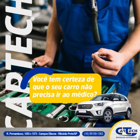 Você tem certeza de que o seu carro não precisa ir ao médico?