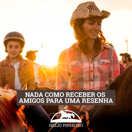 Nada como receber os amigos para uma resenha