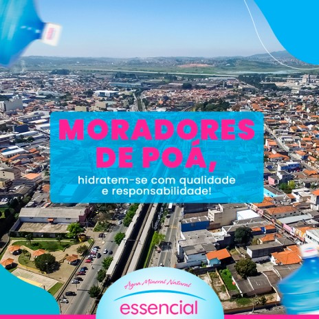 Moradores de Poá, hidratem-se com qualidade e responsabilidade!