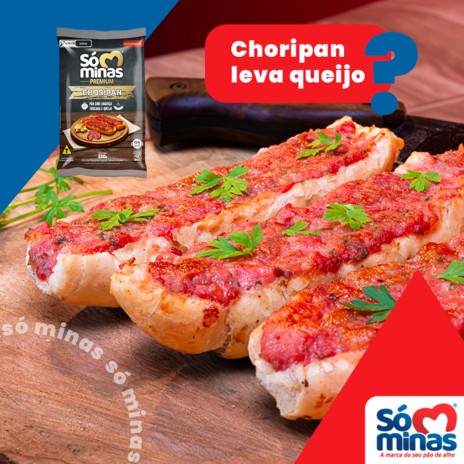 Choripan leva queijo?
