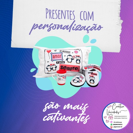 Presentes com personalização são mais cativantes