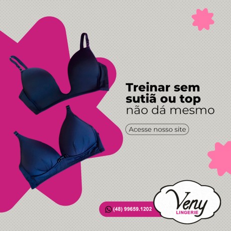 Treinar sem sutiã ou top não dá mesmo