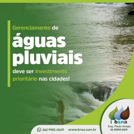 Gerenciamento de águas pluviais deve ser investimento prioritário nas cidades