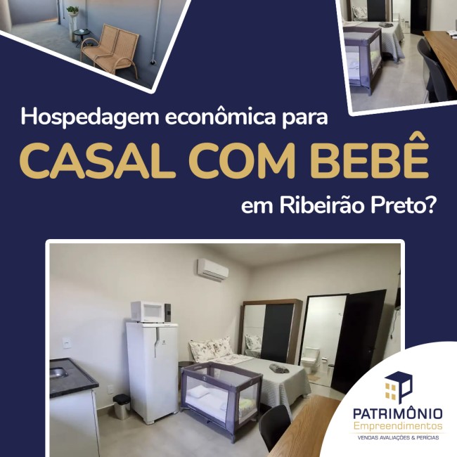Hospedagem econômica para casal com bebê em Ribeirão Preto?