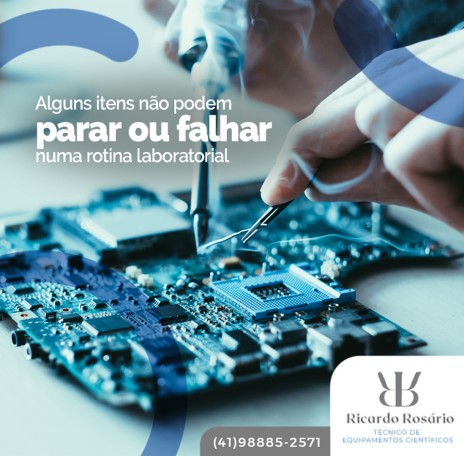 Alguns itens não podem parar ou falhar numa rotina laboratorial