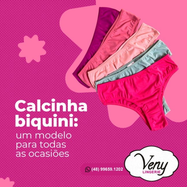 Calcinha biquini: um modelo para todas as ocasiões