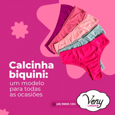 Calcinha biquini: um modelo para todas as ocasiões