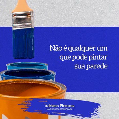 Não é qualquer um que pode pintar sua parede