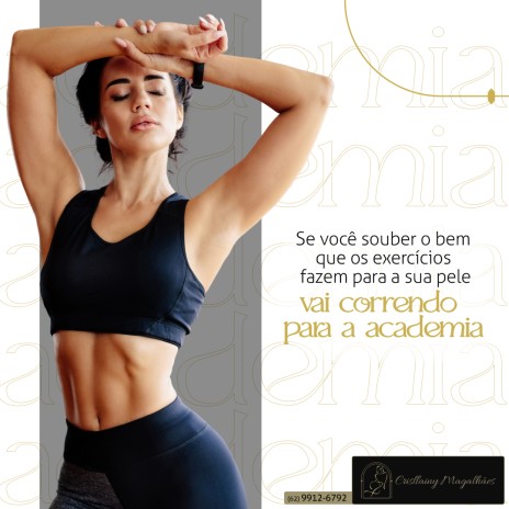 Se você souber o bem que os exercícios fazem para a sua pele, vai correndo para a academia