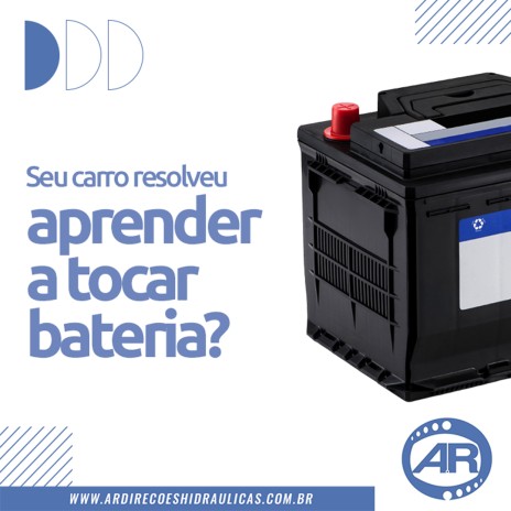 Seu carro resolveu aprender a tocar bateria?