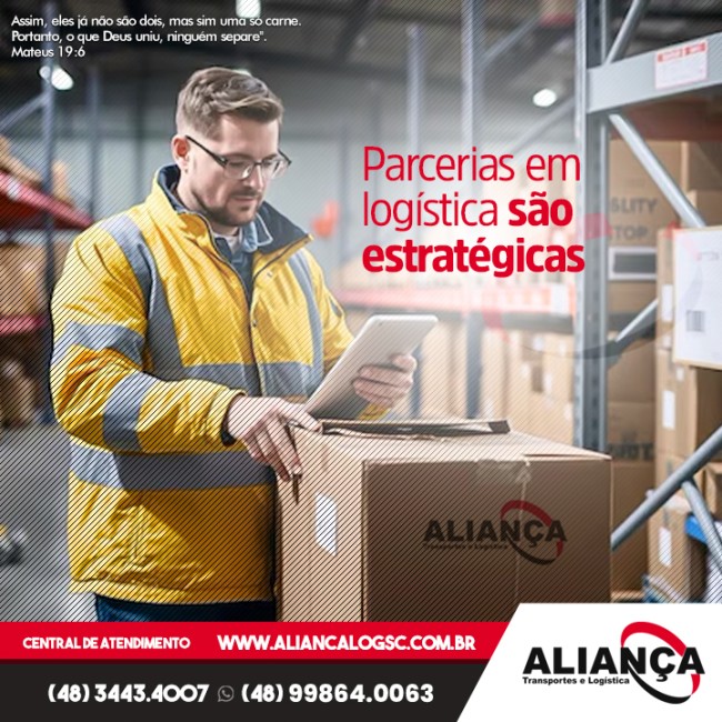 Parcerias em logística são estratégicas