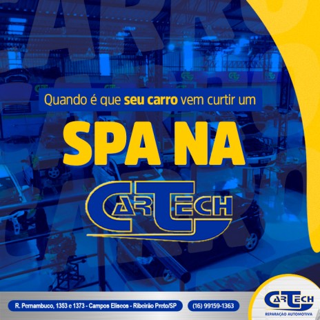 Quando é que seu carro vem curtir um spa na Cartech?