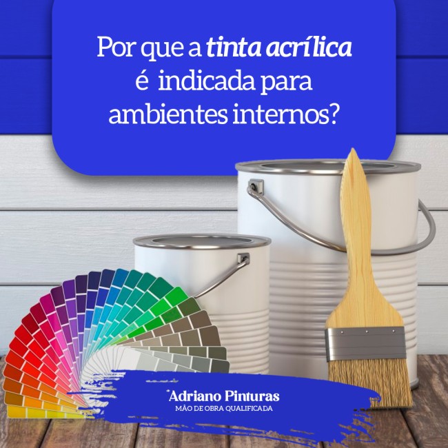 Por que a tinta látex acrílica é a preferida para ambientes internos