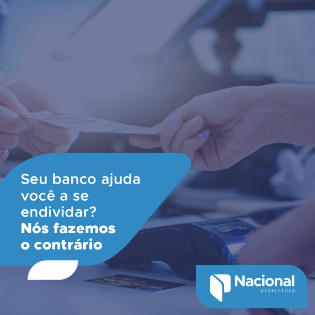 Seu banco ajuda você a se endividar? Nós fazemos o contrário...