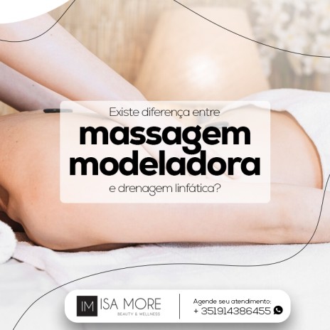 Existe diferença entre massagem modeladora e drenagem linfática?
