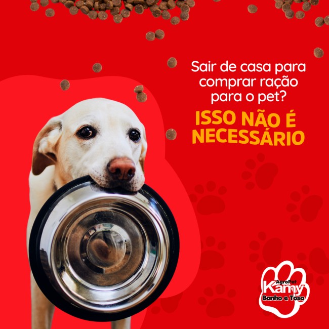 Sair de casa para comprar ração para o pet? Isso não é necessário