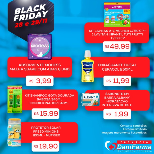 Black Friday DaniFarma chegou