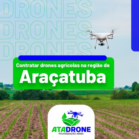 Contratar drones agrícolas na região de Araçatuba