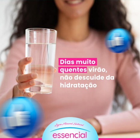 Dias muito quentes virão, não descuide da hidratação