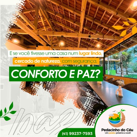 E se você tivesse uma casa num lugar lindo, cercado de natureza, com segurança, conforto e paz?