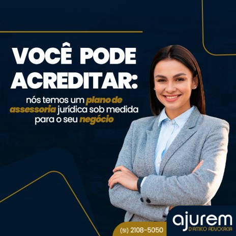 Você pode acreditar: nós temos um plano de assessoria jurídica sob medida para o seu negócio